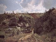 Camille Pissarro Loose multi-tile this Canada thunder hillside Spain oil painting artist
